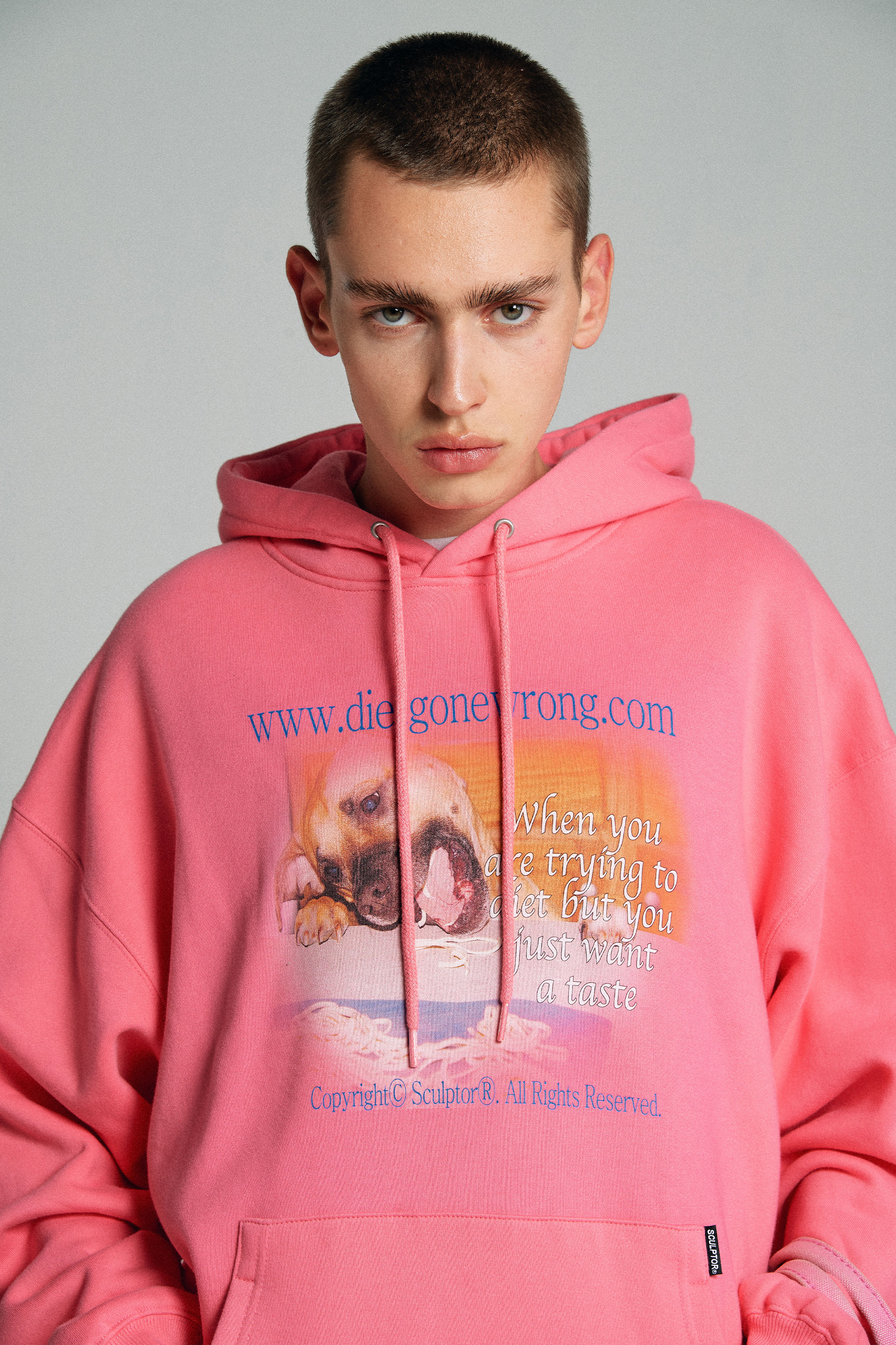 Diet Therapy Hoodie Pink
