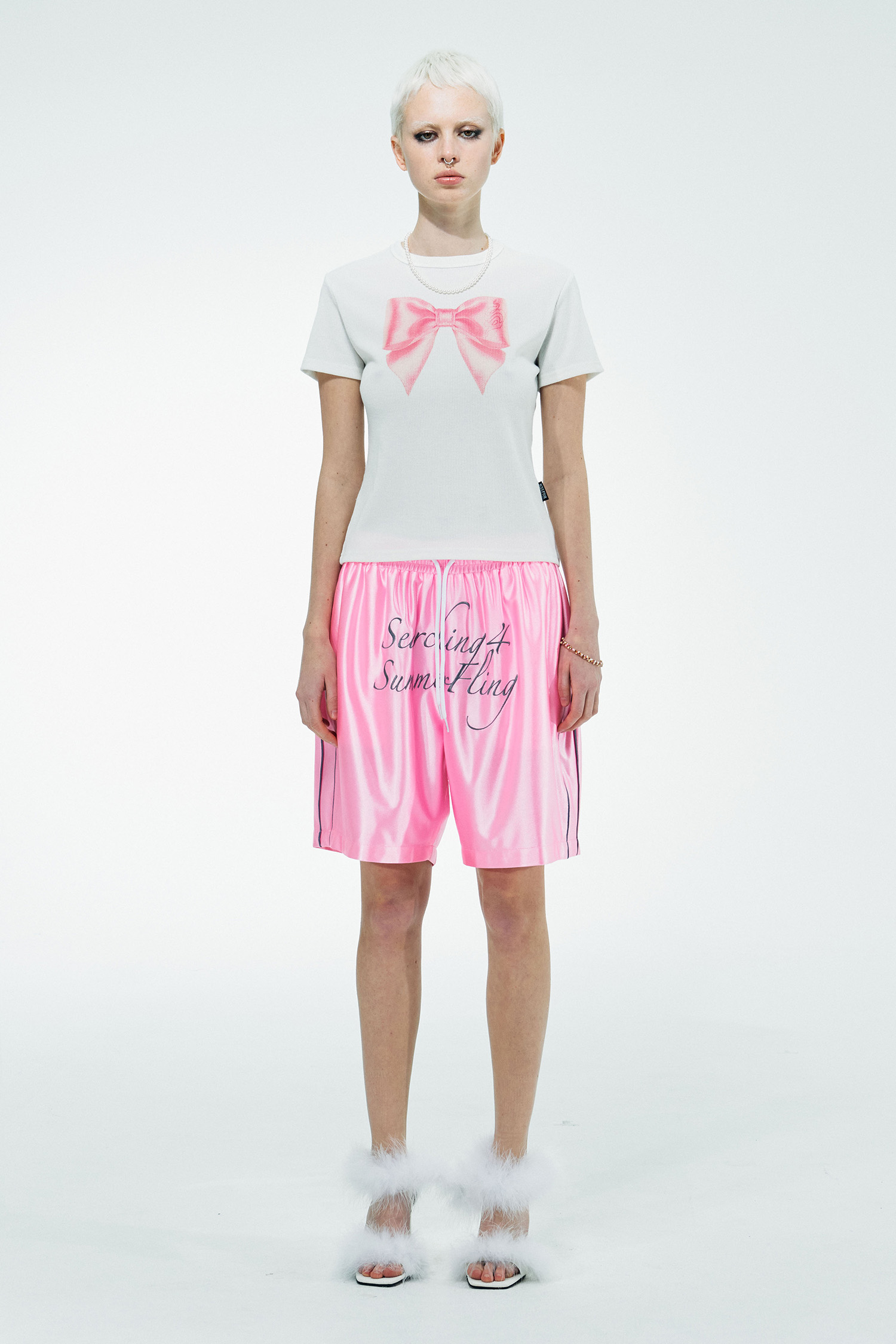 Hopeful Summer Shorts Pink